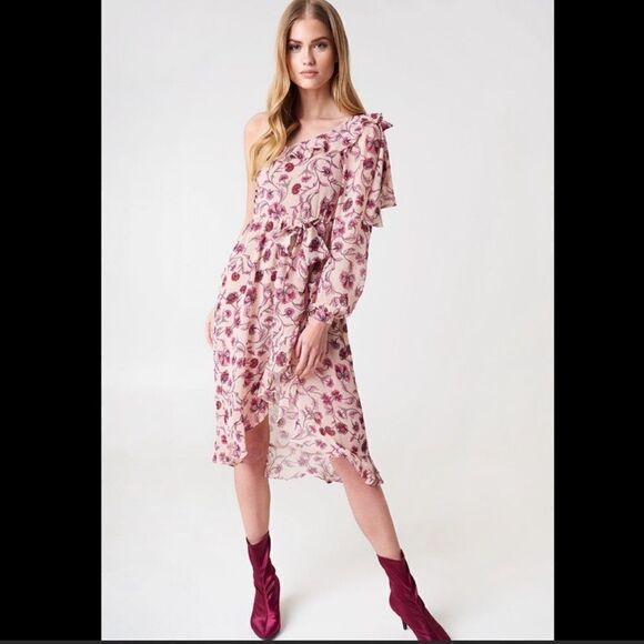 For Love & Lemons Agnes One Shoulder Dress size XS - Picture 12 of 12